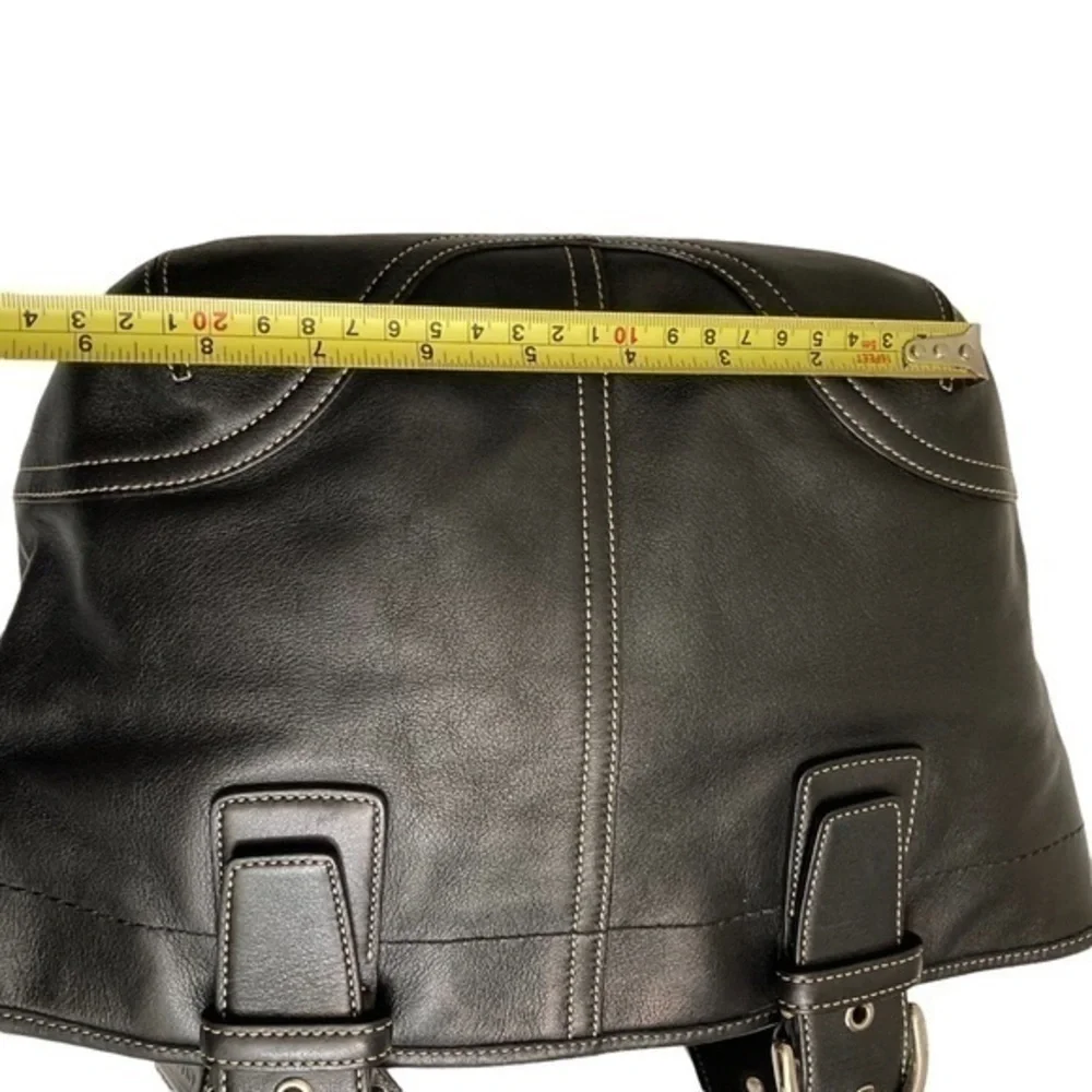 Coach vintage black leather soho tote bag - Picture 2 of 12